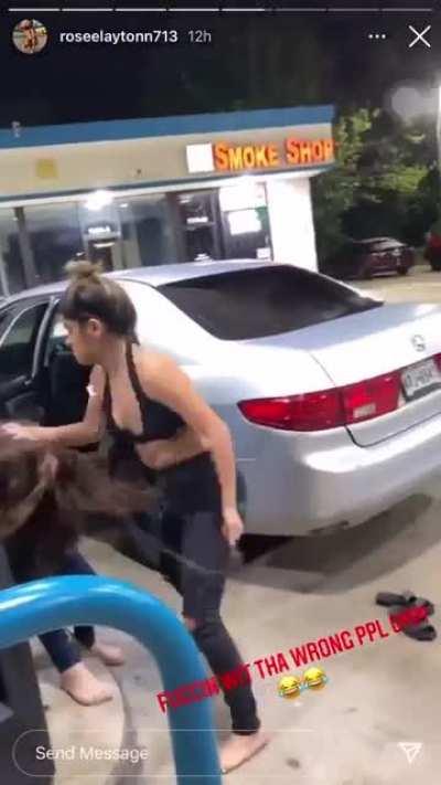 Apparently she fcked with the wrong people...