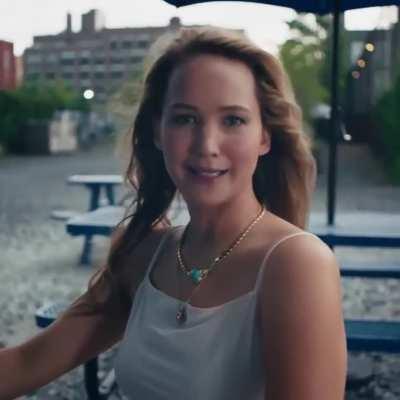 Why does Jennifer Lawrence even wear a bra with her nipples always this hard?