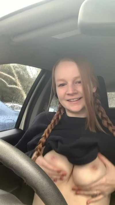 I get wet when there’s a risk of getting caught