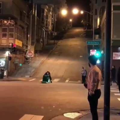 HMB while I ride this trash can down the street
