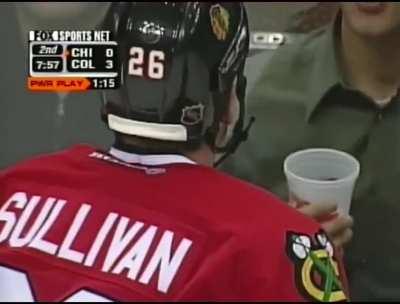 WCGW mocking an injured player from behind the glass