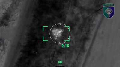 Ukraine's 38th Marine Brigade UAV teams used munition drops to help defend against Russian infantry assaults, seen in both IR and natural views. [Ten videos; reverse chronological; original audio] All Daily Updates, January 30th - February 8th, 2025