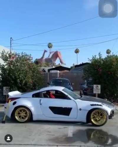 HMBCS while I do a back flip on top of a car like WCGW lol