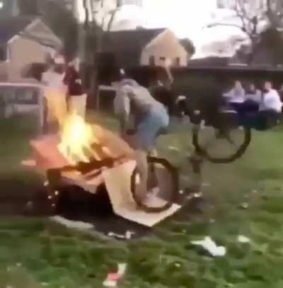 And it burns burns burns