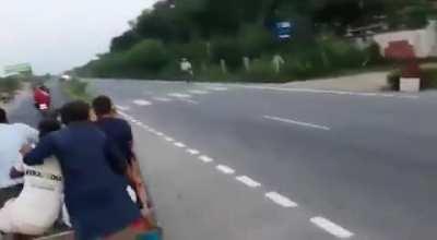 Revenge for overexerting the animal