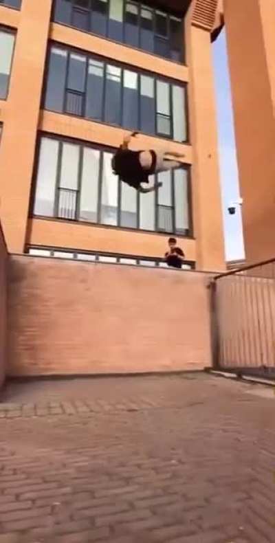Of a super sweet front flip