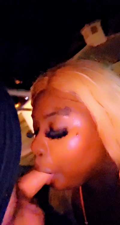 Can I swallow your cock in public next? 