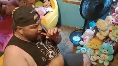 SLPT How to smoke weed when your supposed to be watching kid.