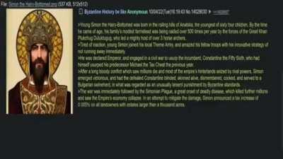 Byzantine history be like