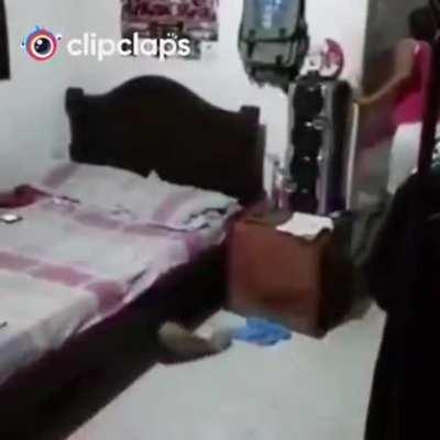 What could go wrong Messing with someone while sleeping