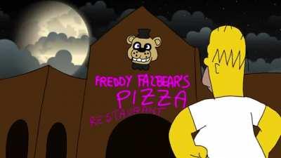 Homer in FNAF. Please kill me