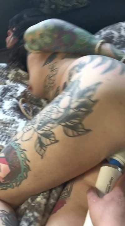 All tied up and no where to go… just cum ;)