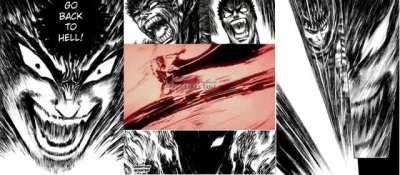 If the studio who did Castlevania is gonna do Berserk, then they'll enjoy animating these kinds of panels (whatever they're called)