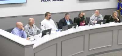 Woman gives unhinged speech at school board meeting, opening with “hey r*tards”