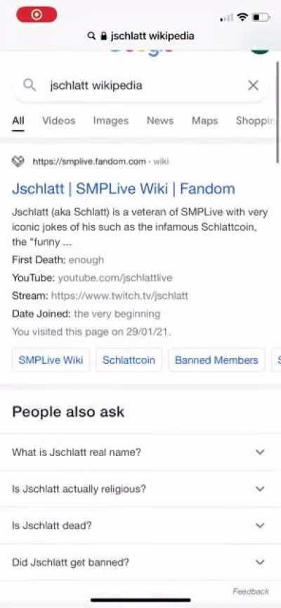 The second result when you look up “jschlatt wikipedia”