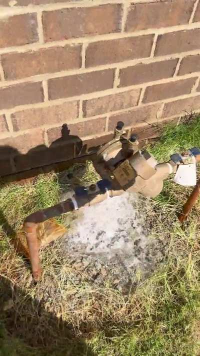 Where to start with backflow gushing water