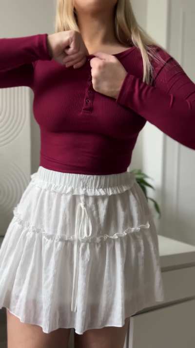 I look so innocent until I undo my top