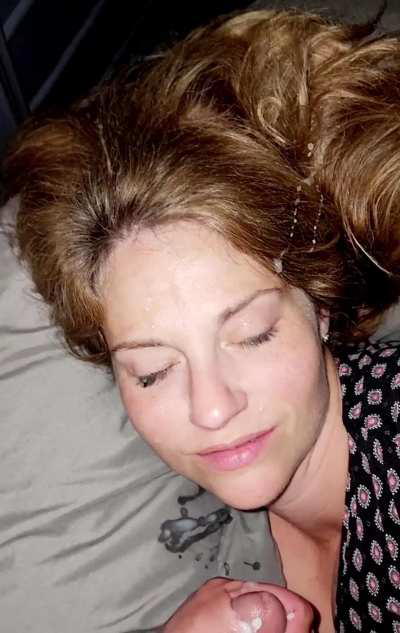 I didn't bother cleaning up before I fell back asleep.