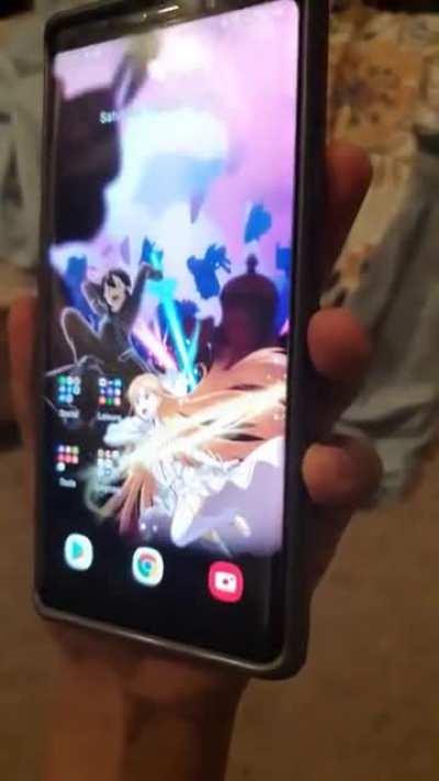Custom Alicization phone lock and home screen