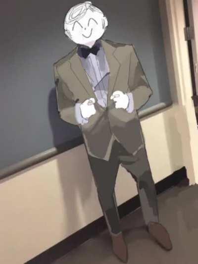 Sensei got that rizz (Art by me)