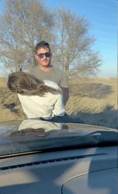 I had been teasing him the entire car ride, so he pulled over and fucked me on the side of the road 🥵