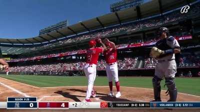 [Highlight] Luis Rengifo cranks a two-run shot off Rodón to make it 4-0 Angels in the 2nd