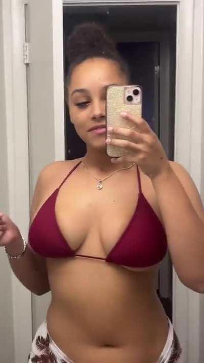 Give her some hard raspberry