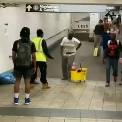 Not my job to empty that bucket