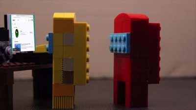 I finished the Among Us stop motion I teased last week! Youtube link in replies