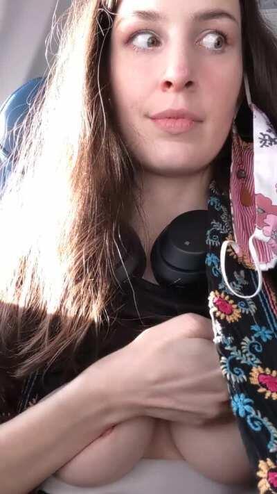 Scary time with plane titties [oc][gif]