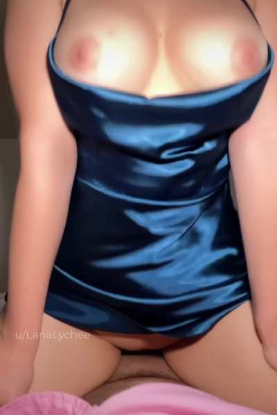 Fucking in a satin dress is sexier