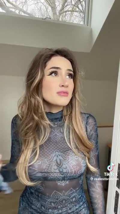 I enjoyed @realestbronnnn's see-through outfit