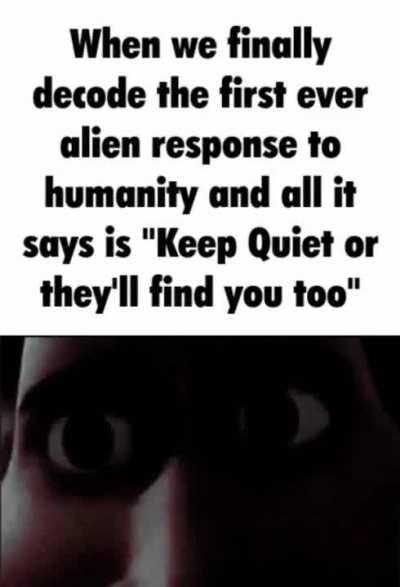 keep quiet