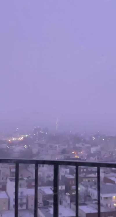 Recorded lightning strike⚡️