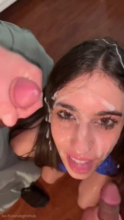 Two cumshots are better then one