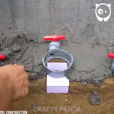 What’s this, a hydroelectric dam for ants?
