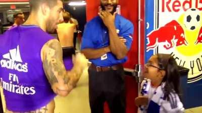 When Football STARS Meet Their FANS