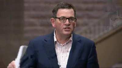 Some people expressed interest in a highlights reel of zingers and shade from the Victorian lockdown announcement a few days ago, so I made one.