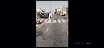 Out-of-control semi plows through an intersection due to brake failure. It annihilates everything in its path. I’ll post the story in the comments.