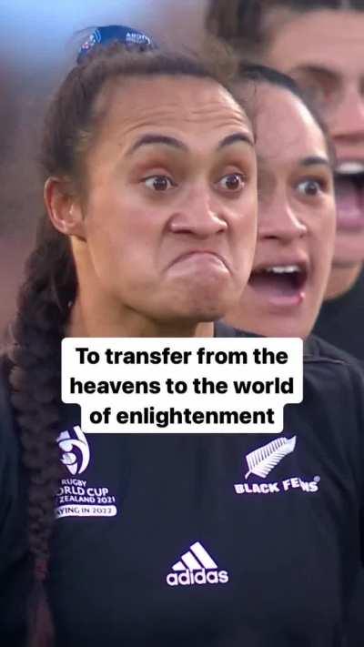 Incredible Black Ferns haka before their match against France! + translation