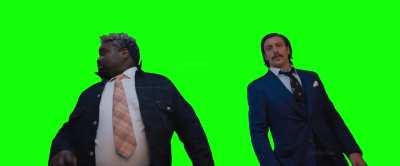[GREEN SCREEN] Bullet Train - Lemon and Tangerine looking at camera Meme Template