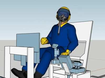 Folding cockpit design update based on suggestions from r/hoggit, r/woodworking, r/homecockpits, and discord | improvement details in comments