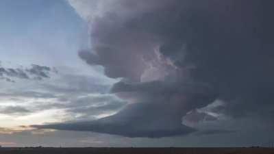 Epic supercell structure near Sudan, TX this week