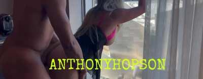 We let everyone have a show as I took this gorgeous Hotwife from behind