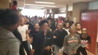 Teacher teaches students to dance '' Thriller ''. This happened in 2019 before quarantine!