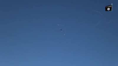 ISIS release featuring some of the most intense urban fighting I have ever seen, their use of suicide drones, remote controlled gun carriers, the shooting down of helicopters with a MANPADS, thermal sniper footage, and the destruction of Iraqi armor. Vide