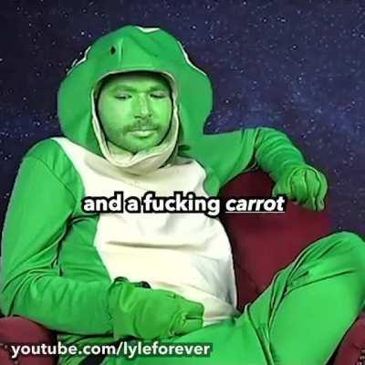 Kid choking in a carrot story