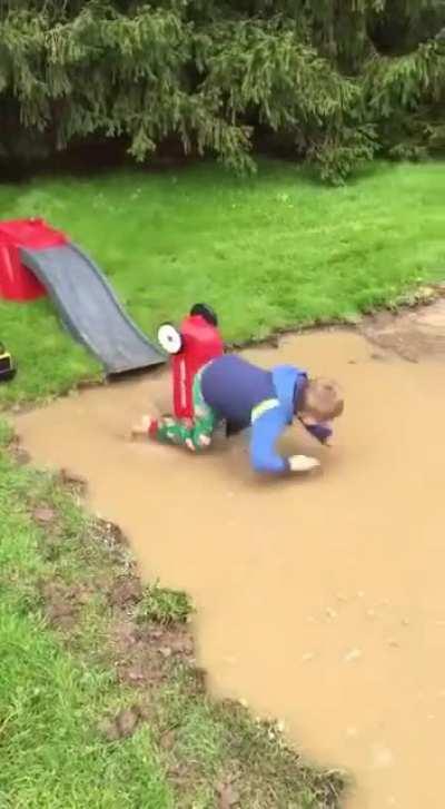 I feel like it was his dad's idea