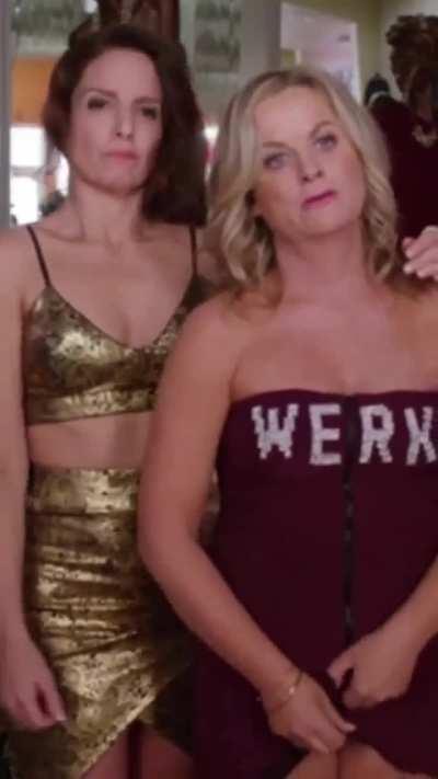 Amy Poehler and Tina Fey 