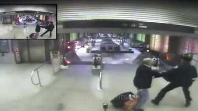 Train Crashes and Derails After Operator Falls Asleep at O'Hare Airport in Chicago on March 24th 2014